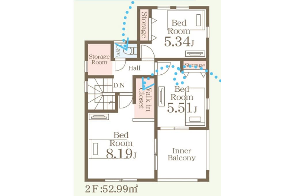 長野市で暮らしをデザインする不動産 土木外構 ワンストップ カズケン アイコン 間取り2