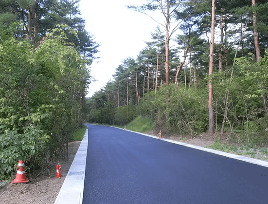 長野市で暮らしをデザインする不動産 土木外構 ワンストップ カズケン 画像 施工事例 施工後道路