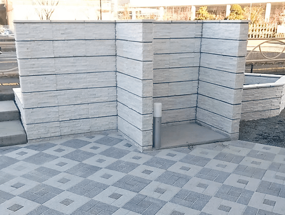 長野市で暮らしをデザインする不動産 土木外構 ワンストップ カズケン 画像 施工事例 ブロック